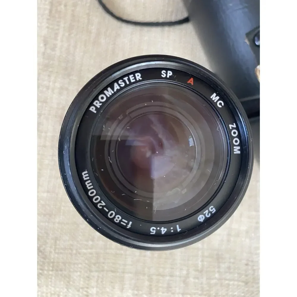 Promaster SP MC 80-200mm f/4.5 Zoom Lens Olympus OM Mount Untested Japan